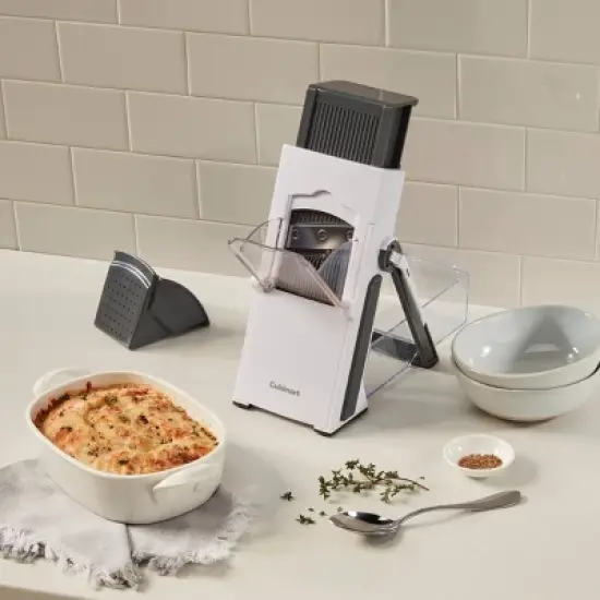 Cuisinart Precision Slice Upright Mandoline: Safe Mandolin Slicer, Nonslip Base, Dishwasher-Safe, Freestanding Design image {12}