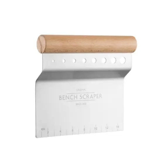 Mason Cash Innovative Kitchen Bench Scraper, 4-in-1 Dough Cutter with Herb Stripper image {6}