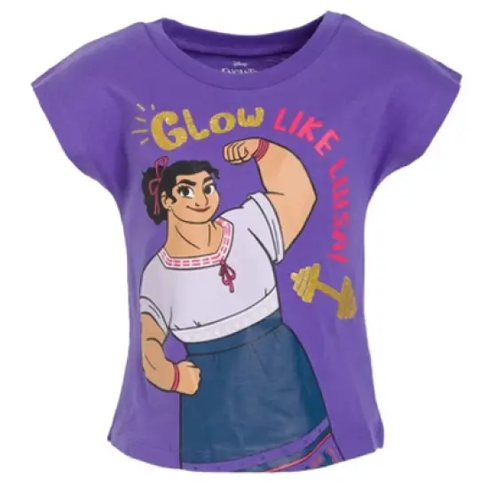 Disney Princess Ariel Cinderella Tiana Snow White Rapunzel Girls 3 Pack T-Shirts Toddler image {5}