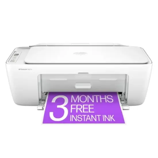 HP DeskJet 2825e Wireless All-in-One Color Printer Scanner Copier with 3 Months Free Instant Ink (6W7F4A) image {13}