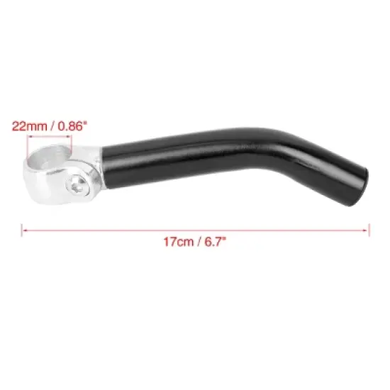 Unique Bargains Pair Bike Bicycle Handlebar End Grip with Bar Ends Plug Black for a 7/8" Handlebar image {2}