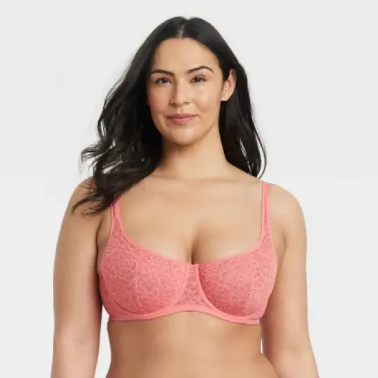Women's Lace Unlined Scoop Balconette Bra - Auden&trade; image {3}