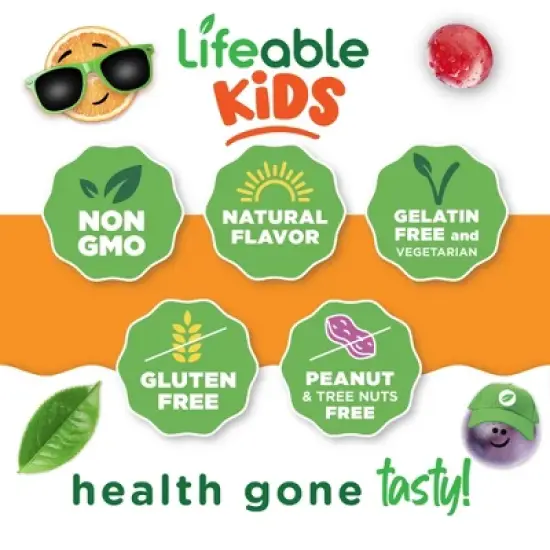 Lifeable - Iron + Vitamin C - Kids - 90 Gummies image {4}