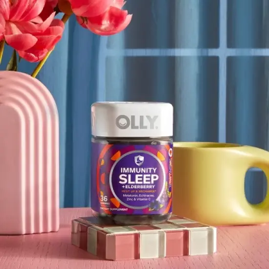 OLLY Immunity Sleep + Elderberry Multivitamins Gummies - Midnight Berry - 36ct image {1}