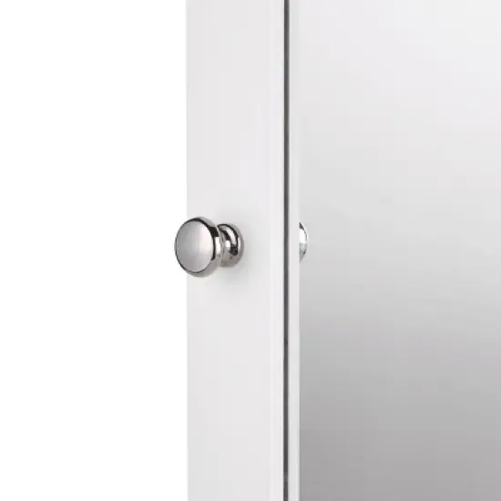 Ashland Bathroom Storage Medicine Cabinet Mirror without Open Shelf White - RiverRidge Home image {4}