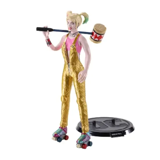Birds of Prey BendyFigs Collectible Figure Harley Quinn image {1}