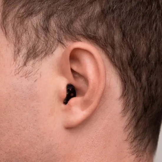 Go Prime Digital OTC Hearing Aids for Seniors and Adults, In-the-Ear Rechargeable Hearing Aids Includes Rechargeable Hearing Aid Case (Black) image {3}