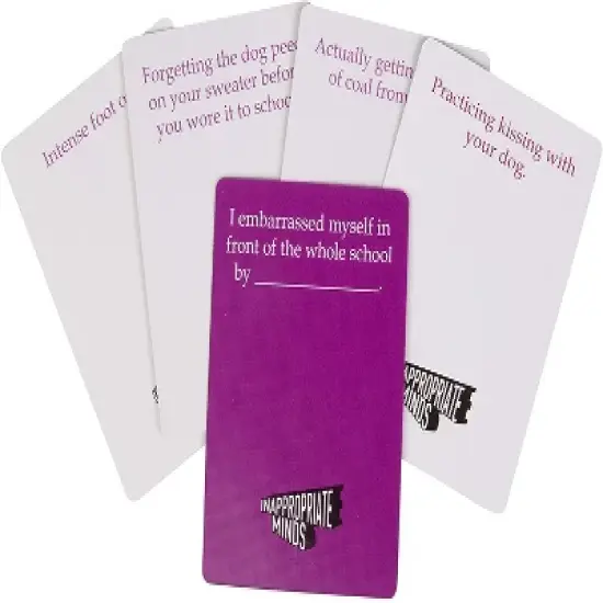 SCS Direct Inapproppriate Minds Fill-in-the-blank Party Game image {1}