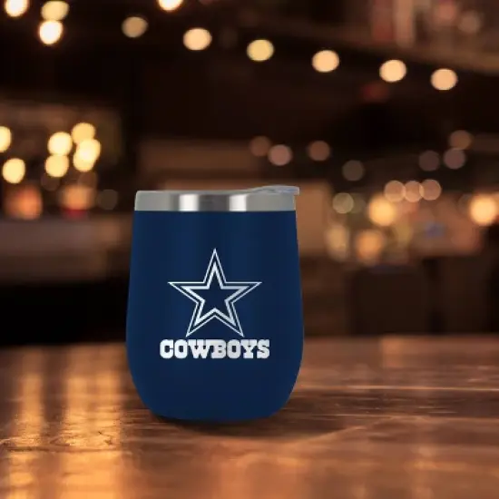 NFL Dallas Cowboys 10oz Team-Colored Wine Tumbler image {2}