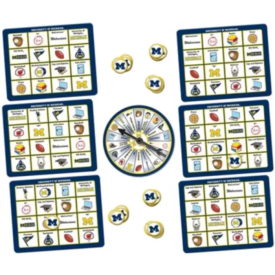 MasterPieces Kids Games - NCAA Michigan Bingo Game image {2}