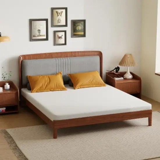 FDW 5 Inch Gel Memory Foam Mattress,Gel Infused Mattress CertiPUR-US Certified,Bed-in-a-Box with Non-Slip Bottom,Fiberglass Free image {7}