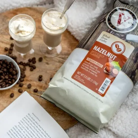 Victor Allen's Coffee Hazelnut Whole Bean 2.5 Pound Bag image {2}