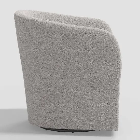 Rhea Swivel Chair in Boucle - Threshold&trade; image {2}