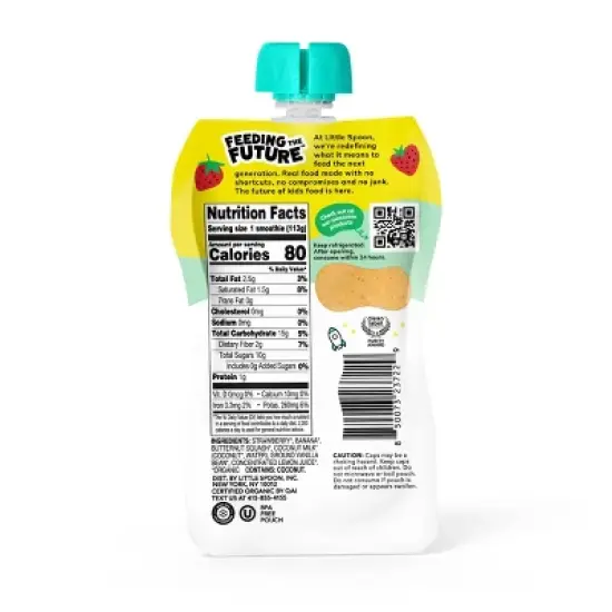 Little Spoon Strawberry Banana Shake - 4oz image {2}