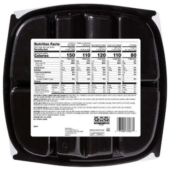 Hormel Gatherings Hard Salami, Pepperoni, Cheese & Crackers Charcuterie Party Tray - 28oz image {3}