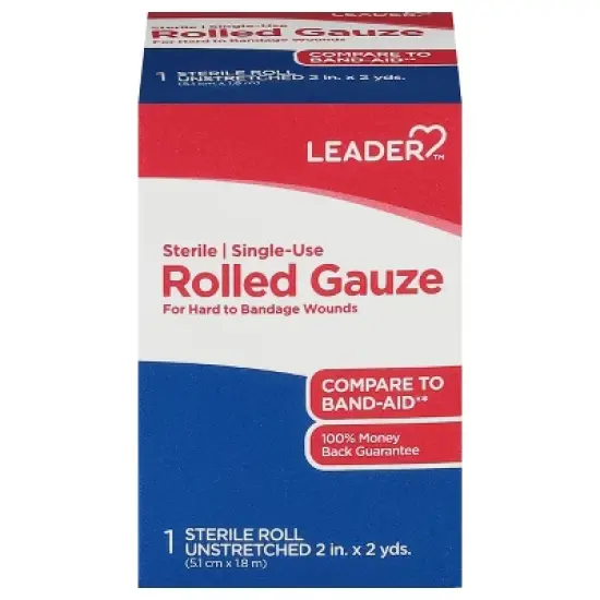 Leader Single-Use Sterile Rolled Gauze 1 ea image {9}