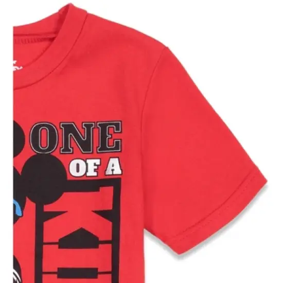 Disney Mickey Mouse Donald Duck Goofy Pluto Graphic T-Shirt  and Mesh Shorts Outfit Set Infant to Little Kid image {3}