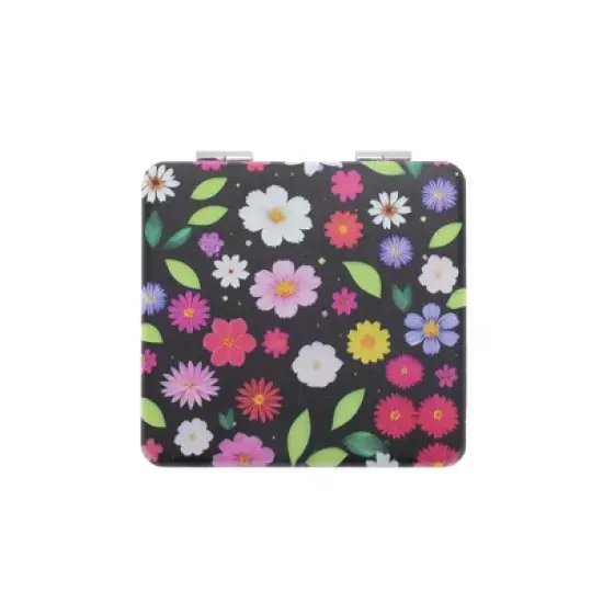 Unique Bargains Flowers Makeup Mirror Assorted Color 1 Pc image {3}