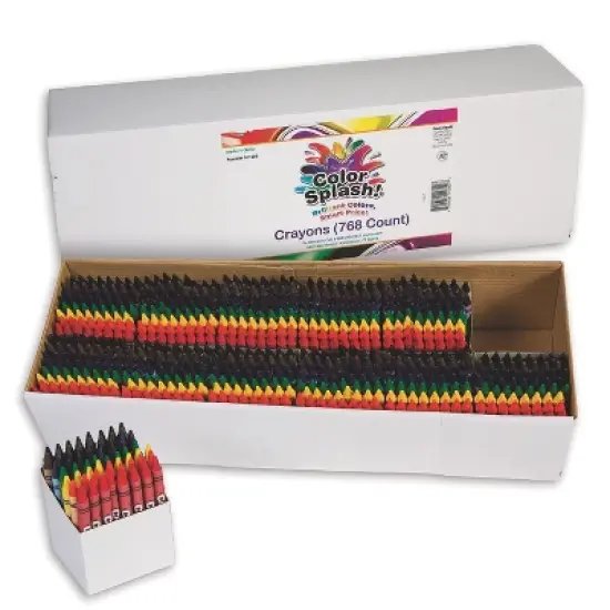 Color Splash!&reg; Crayons PlusPack (Box of 768) image {5}