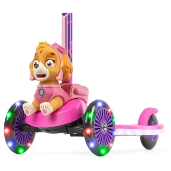 Paw Patrol Skye 3D Tilt and Turn Scooter with Light Up Deck and Wheels image {3}
