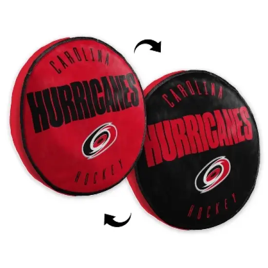 NHL Carolina Hurricanes 15" Title Cloud Pillow image {2}