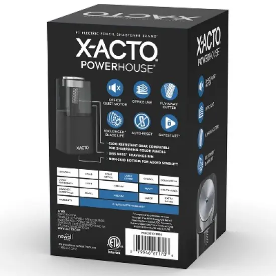 X-ACTO Powerhouse Electric Pencil Sharpener with SafeStart Motor image {9}