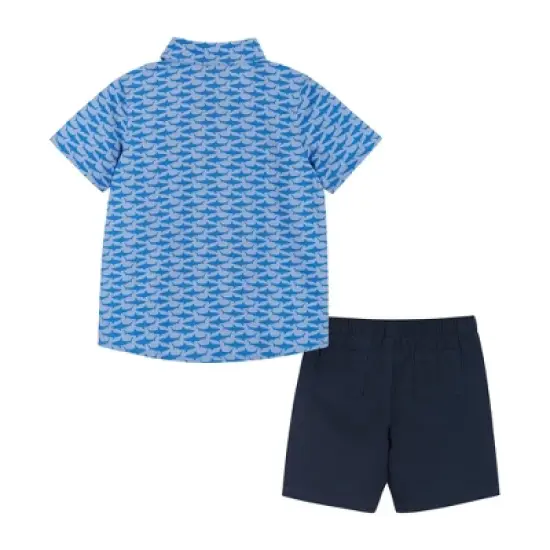 Andy & Evan  Toddler  Short Sleeve Buttondown Set. image {1}