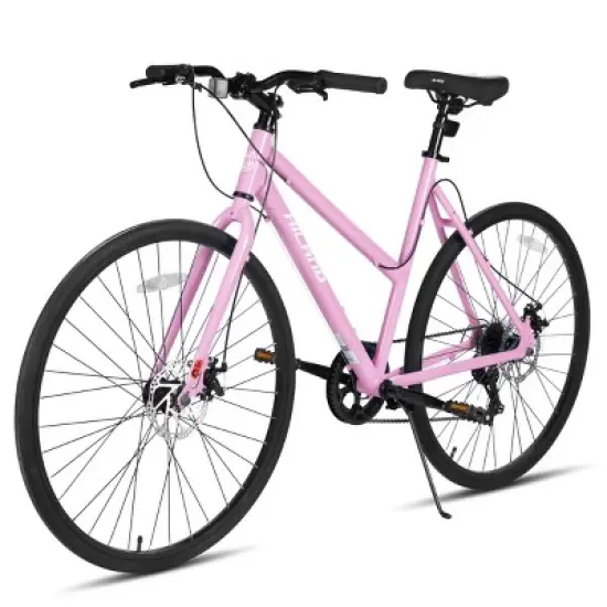 HILAND Velo 700C Hybrid Bike, City Bicycle for Men Women image {8}
