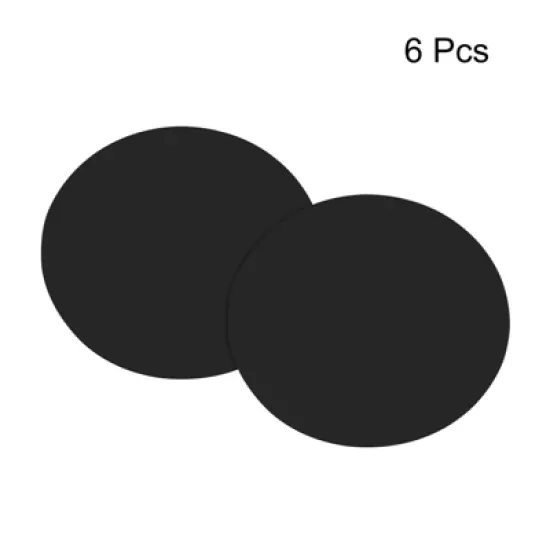 Unique Bargains Silicone Heat Insulation Flexible Non-slip Jar Opener Black 6 Pcs image {2}