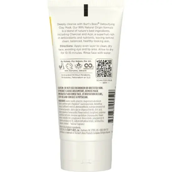 Burt's Bees Detoxifying Clay Face Mask - 2.5oz image {7}