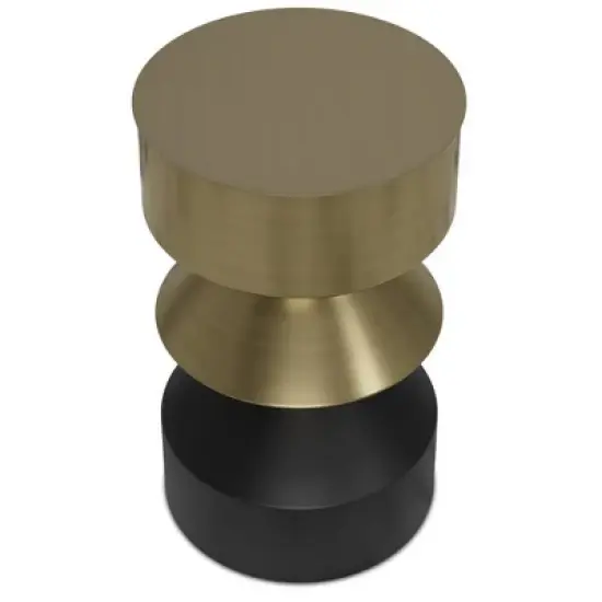 Clover Side Table Black/Brass - WyndenHall image {2}