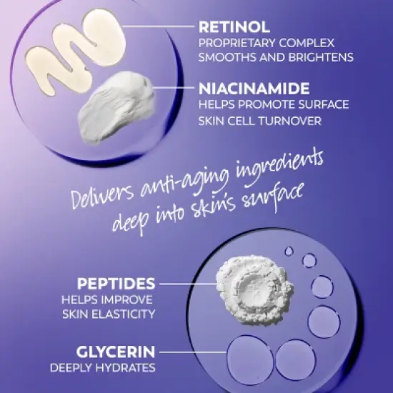 Olay Regenerist Retinol 24 + Peptide Night Face Moisturizer Fragrance-Free - Trial Size - 0.5oz image {4}