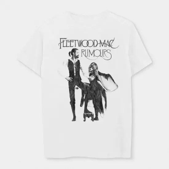 Men's Fleetwood Mac Short Sleeve Graphic T-Shirt - White image {2}