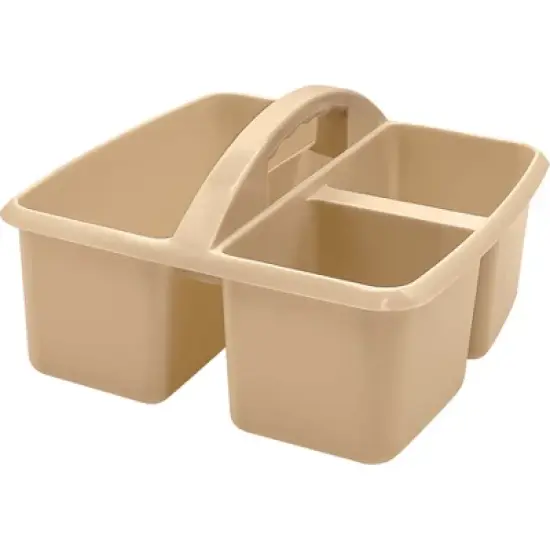 Teacher Created Resources&reg; Plastic Storage Caddy, Light Brown, Pack of 6 image {2}