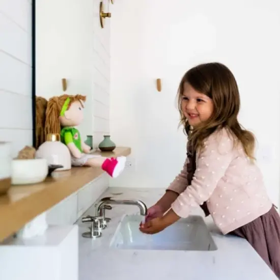 HABA Hedda 12" Soft Doll - Machine Washable with Embroidered Face image {4}