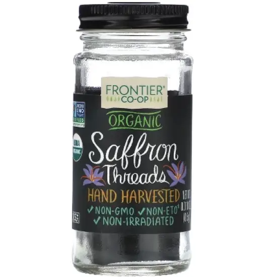 Frontier Co-op Organic Saffron Threads, 0.018 oz (0.5 g) image {4}