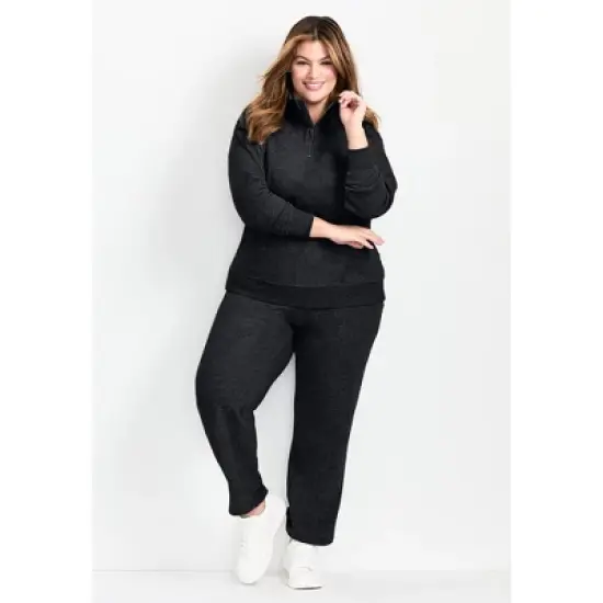 Avenue Women's Plus Size Piper Wide Leg Sweat Pant image {4}