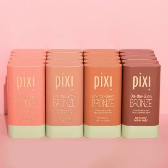 Pixi On The Glow Bronze Tinted Moisturizer Stick Bronzer - 0.6oz image {14}
