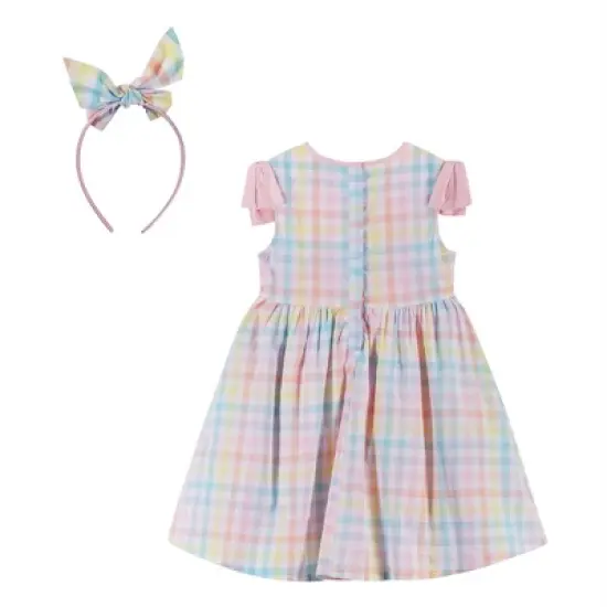 Andy & Evan  Toddler  Gingham Sun Dress. image {1}