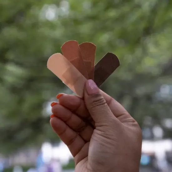 Tru-Colour Skin Tone Shade Adhesive Strips, Dark Brown image {5}