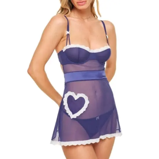Adore Me Women's Lola Babydoll Lingerie image {7}