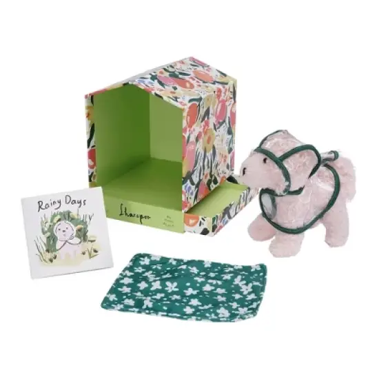 Manhattan Toy Bed & Biscuit Lhasapoo Plush Puppy Dog & Keepsake Dog House with Mini-Storybook in Hidden Drawer image {4}