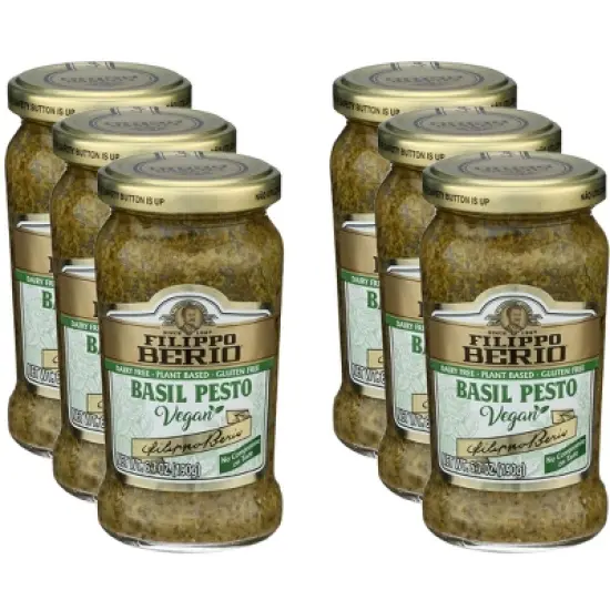 Filippo Berio Vegan Basil Pesto - Case of 6 - 6.7 oz image {6}