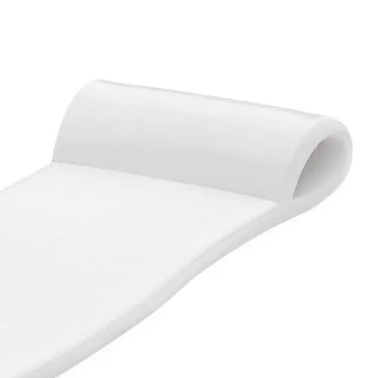 TRC Recreation Sunsation Foam Raft Lounger Pool Floats, Bahama Blue & White image {5}