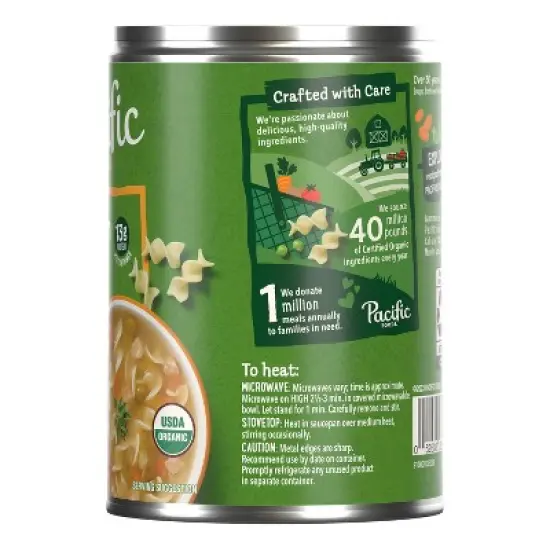 Pacific Foods Organic Chicken Noodle Soup - 16.1oz image {8}