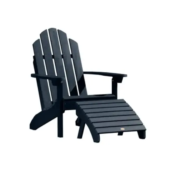 Westport 2pc Folding Adirondack Chair with Ottoman - highwood
 image {9}