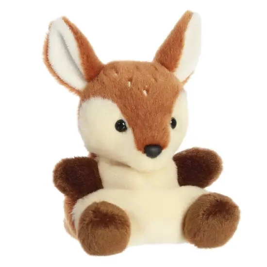 Aurora Mini Dalia Fawn Palm Pals Adorable Stuffed Animal Brown 5" image {1}