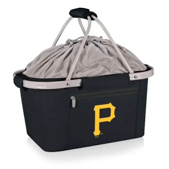 MLB Pittsburgh Pirates Metro Basket Collapsible Cooler Tote - Black image {4}