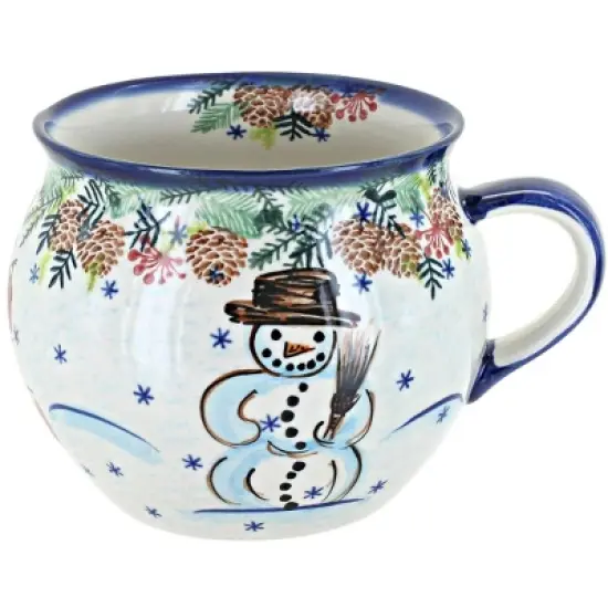 Blue Rose Polish Pottery 56 Vena Bubble Soup Mug image {11}
