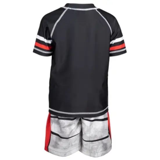 Marvel Avengers Captain America Hulk Spider-Man Thor Iron Man Rash Guard and Swim Trunks Outfit Set Toddler to Big Kid image {6}